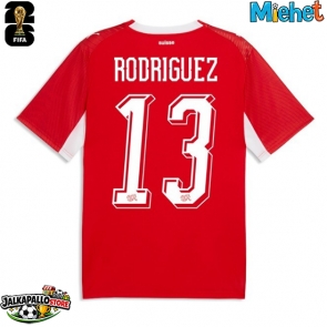 Sveitsi Ricardo Rodriguez #13 Kotipaita MM-kisat 2026 Lyhythihainen